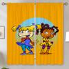 Rugrat Shade Curtain Tiebacks Blinds Blackout Bedroom Curtains 100% Window Roller Curtains for Doors Partition Tentacles Shades