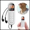 FM Radio Backlight LCD Display Mini Pocket Clip Radio with 3.5mm Headphones Personal Walkman Radio 76-108MHZ for Walking Jogging