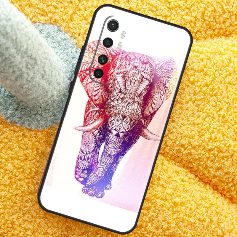 Elephant Floral Tribal Case For Xiaomi 17 Pro Max 13 14 15 Ultra 13T 14T 15T Cover For POCO X7 X5 X6 F5 F6 F7 F8 Pro