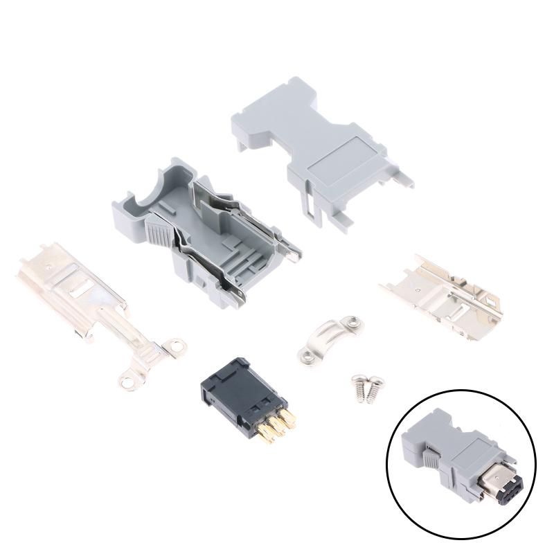 

NEW Gray Male Female Connector 6 Pin Firewire IEEE 1394 For Yaskawa For Servo Motor Encoder 6P SM-6E Encoder Connector Plug