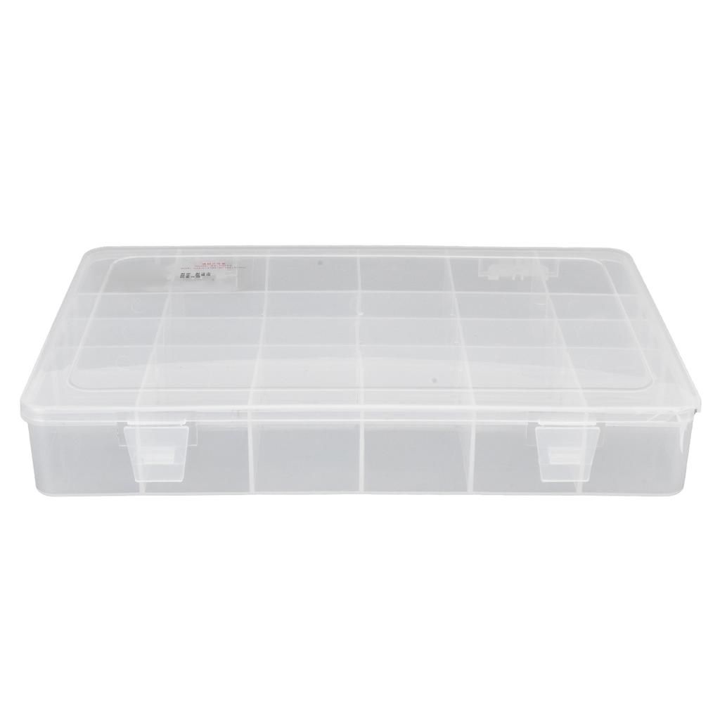 PP Grid Box Transparent Separate Storage Organizer Removable Electronic Component Containers