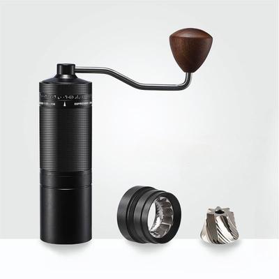 Coffee Space RRG-104 Coffee Mill, Manual Coffee Grinder with External Coarseness Adjustment, Clean Conical Blade, 7 High-Hard Stainless Steel Blades,