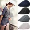 Unisex Fashion Duck Mesh Sun Flat Cap Golf Beret Newsboy Cabbie Baseball Hat