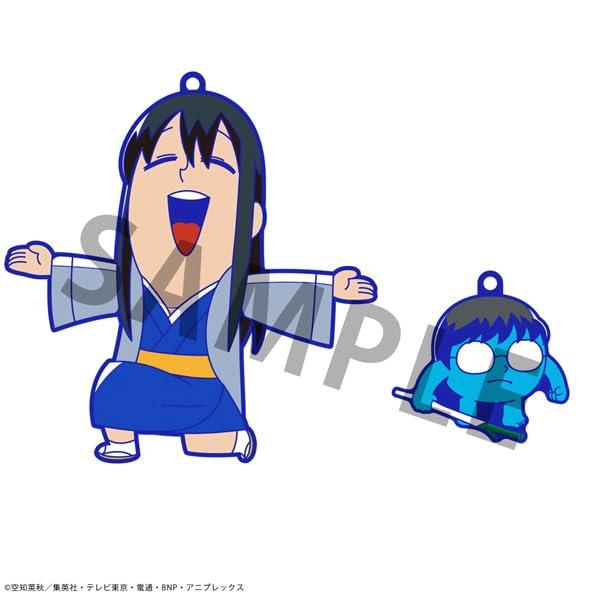 Gintama X Okawa Bukubu Gintama Rubber Mascot 90mm PVC Rubber Mascot with Ball Chain Oshanti [Resale] (BOX) Approx.