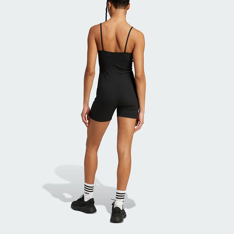 adidas Womens Essentials Rib Bodysuit Black Women Streetwear JC6212