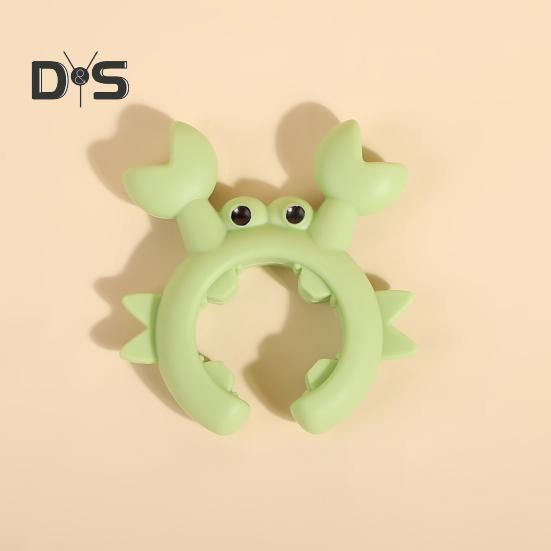 6 ks Držáky na špachtle Žáruvzdorné Proti opaření Kompaktní velikost Víceúčelové Silikonové držáky na náčiní Držáky na lžíce ve tvaru kraba