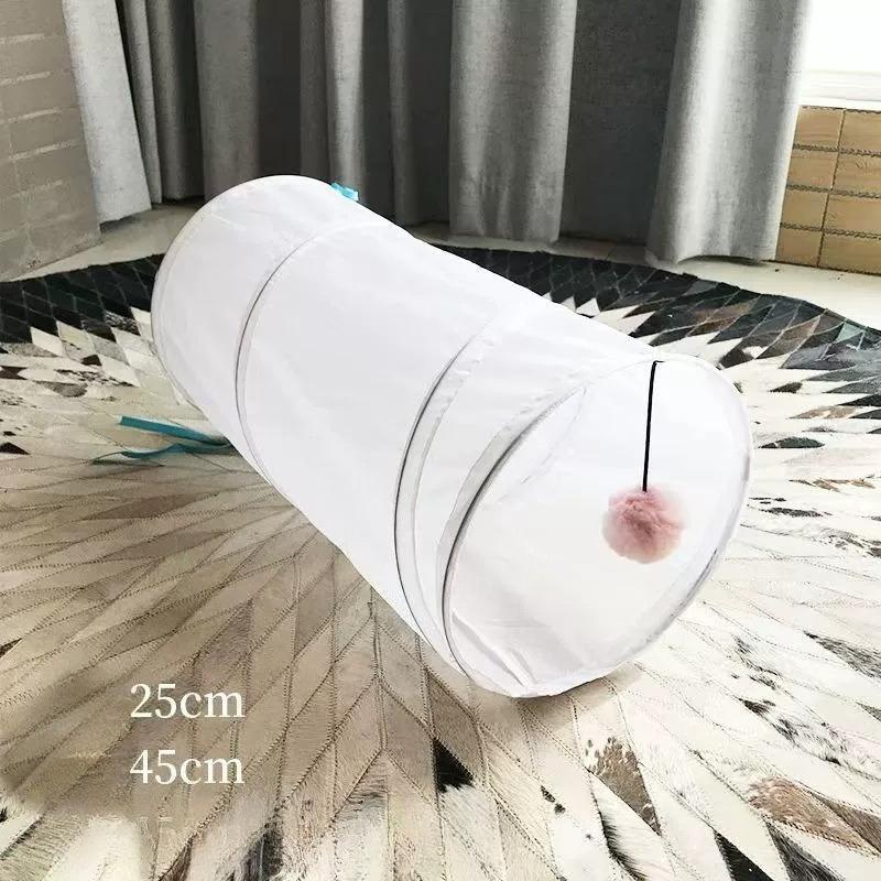 

1 шт. Сплошной туннель для кошек белый