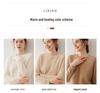 Women's Cashmere Sweater - 2025 Autumn/Winter, Round Neck, Thick, Solid Color, Loose Fit, Slimming Base Layer.
