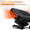 12V/24V 150W Vehicle Heating Fan Heating Cold Air Defrosting Defogging Function Four In One Can 306 Degrees Rotary Radiator