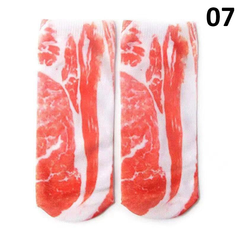 Uformelle flip-flops mønster tøfler sandaler korte sokker mannskap strømper lave ankelsokker