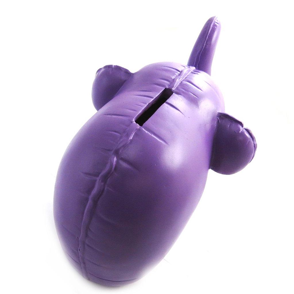 Frozen [N0890] - Resin Money Box 'Elephant' Purple - 17x13x11 Cm