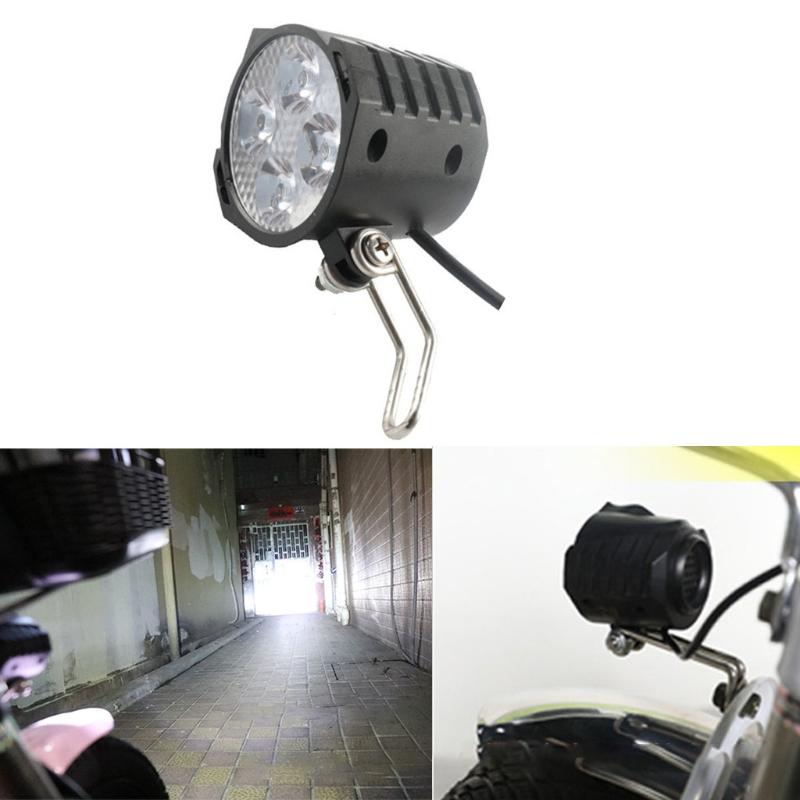 Electric Bicycle 12W Bright Headlights LED Spotlight Scooter Front Light for w/