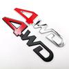 Logo Metálico 3D Emblema 4wd Letras Calcomanía Guardabarros Maletero Coche Insignia Pegatina Accesorios