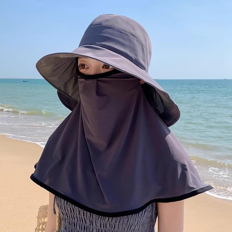Summer Sun Hat for Women In Spring and Summer Korean Versatile Fisherman Hat New Outdoor Sun Protection Face Covering Sun Hat