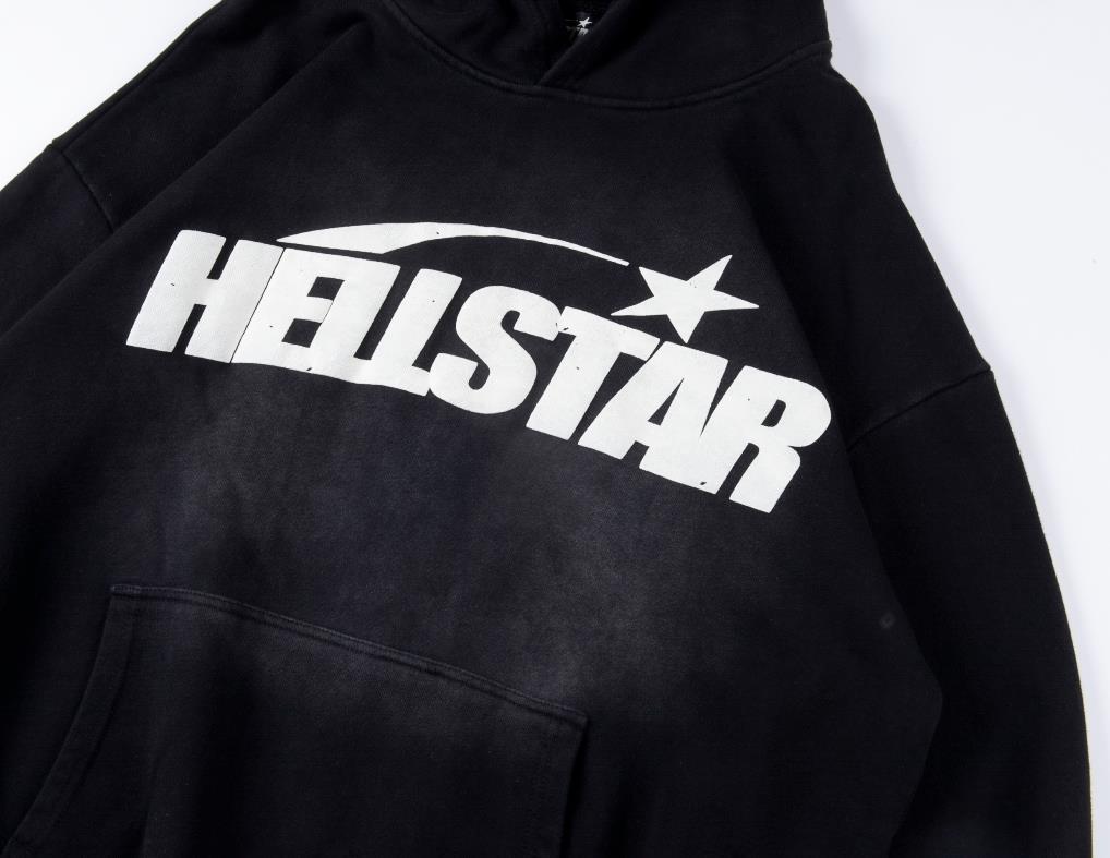 24FW Amerikanischer Retro Hellstar Studios Unisex Hoodie & Jogginghose