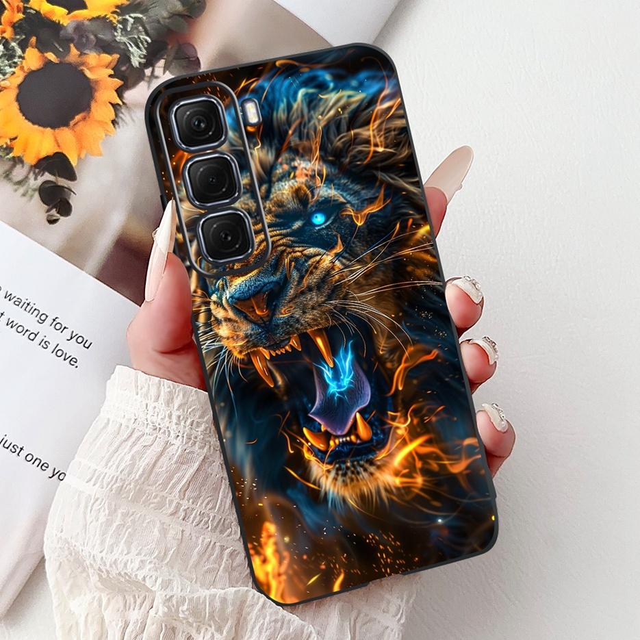 Hülle für Infinix Hot 50 Pro Plus X6880, niedliches Koi-Motiv, weiche TPU-Handyhülle für Infinix Hot 50, Hot50 Pro 4G X6881 und X6882