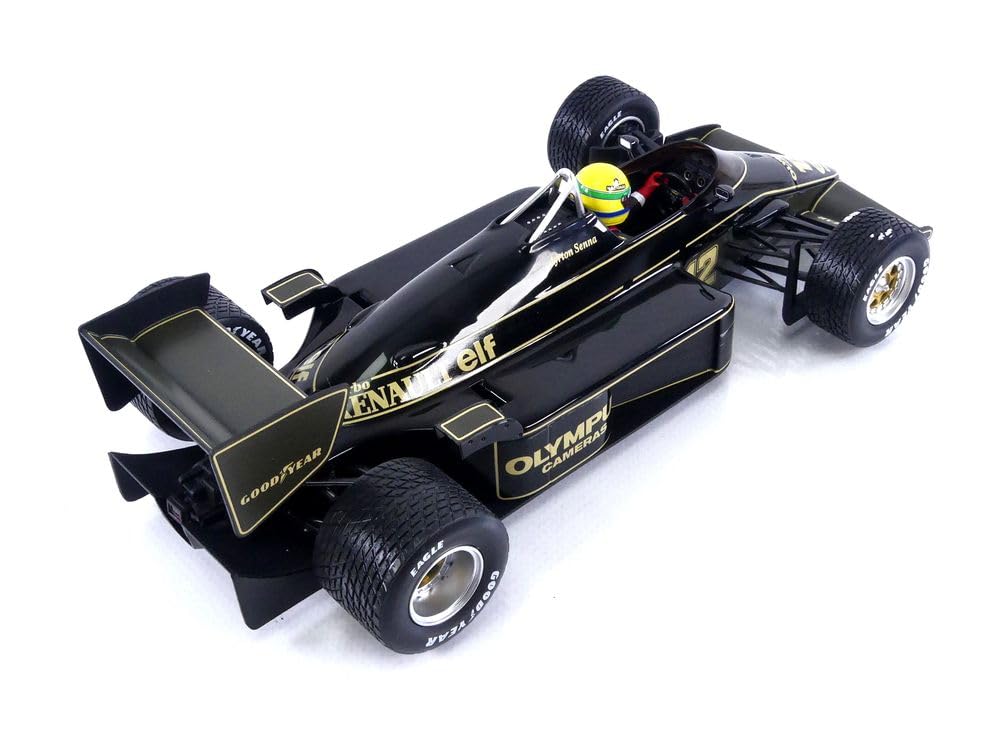Minichamps Scale Lotus Renault 97T Senna Portuguese GP 1985 Rain Tire Finished Model 1/18