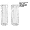 Glass Cylinder Vase for Table Centerpiece Thickened Modern Clear Flower Vase for Wedding Party Living Room Bedroom Decor