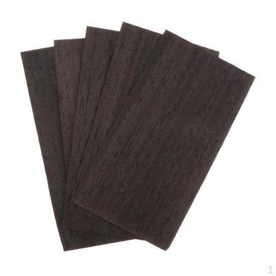 5 peças de material em branco para proteção de palheta de guitarra, cabeça de folheado para corda