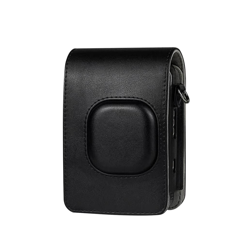 Compact Size Instant Camera Case Bag PU Leather with Shoulder Strap Compatible with Fuji Mini LiPlay