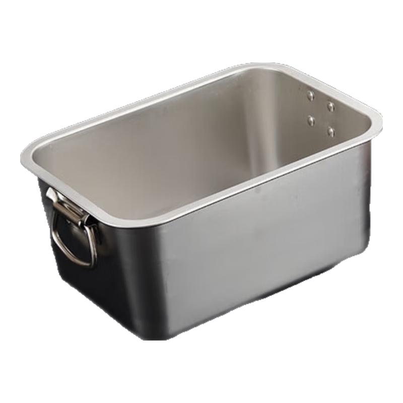 Wei Yi Stainless Steel Rectangular Serving & Frying Tray with Handles