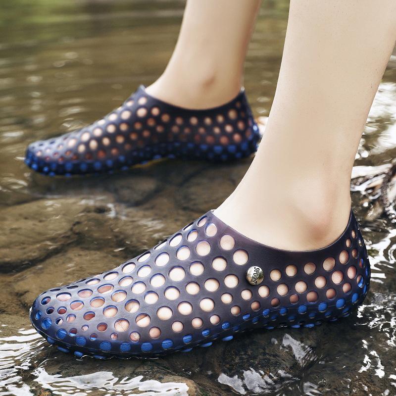 Breathable Summer Beach Sandals for Couples - Soft Sole Water-Resistant Casual Shoes