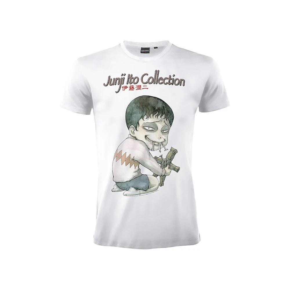 Junji Ito T-Shirt - Voodoo - Original Official Jersey White T-Shirt- S