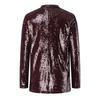 Women's European & American Style Sequined Lapel Cardigan Blazer