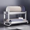 Yingbai 304 Stainless Steel 2-Tier Dish Drying Rack