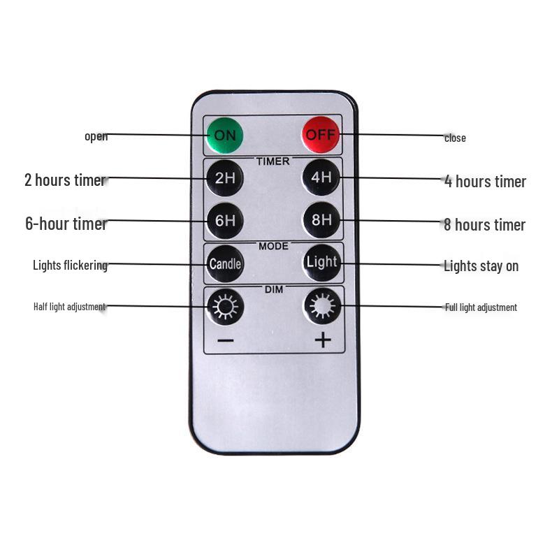LED Simulated Candle Lamp for Qixi Festival & Valentine's Day Decor