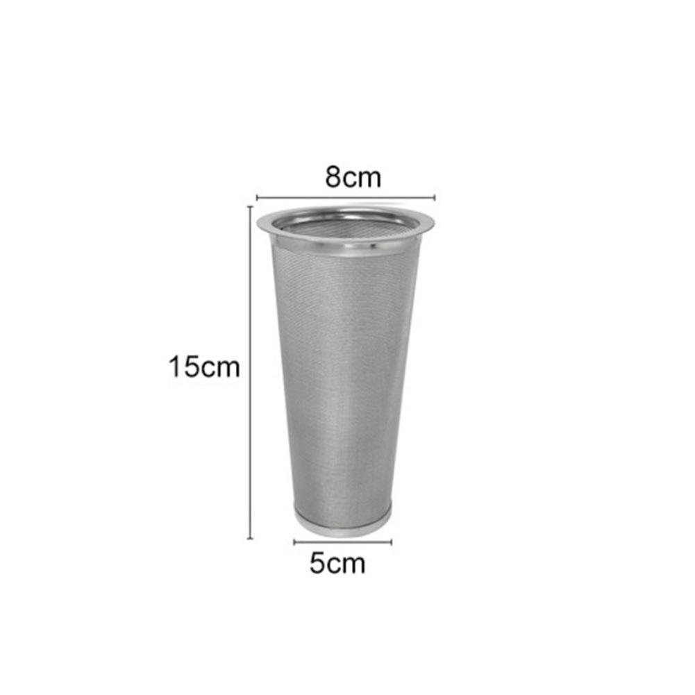 2pcs Ultra-Fine Stainless Steel Cold Brew Coffee Filters 8*21/8*15cm Filter Cartridges For 1-2 Quart Wide-mouth Jars