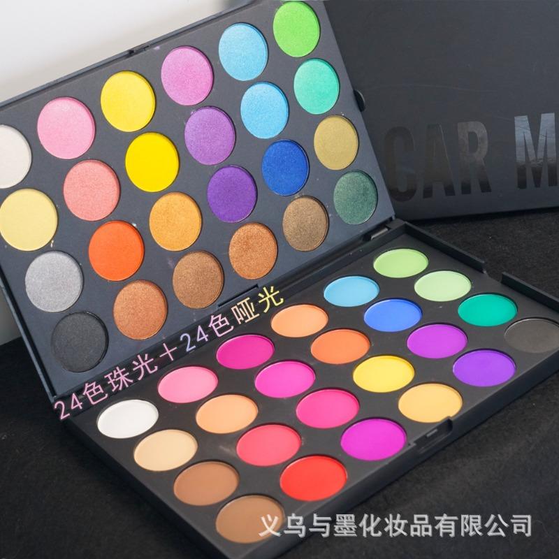 Color Eyeshadow Palette High Saturation Matte Shimmer Professional Stage Makeup