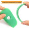4-Piece Multifunctional Silicone Pottery Scraper Set for Trimming, Shaping, and Surface Flattening.