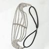 Multilayer Elastic Hairband for Women Lolita Jewel Rhinestone Chain Bead Headband Bridal Hair Accessories 2021  #0689