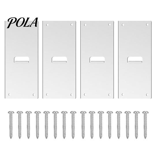 Heavy Duty Mailbox Bracket Post Extender Brackets, Fence Extension Stainless Steel Mender Tools for 4x4 Wooden Posts Slim Design