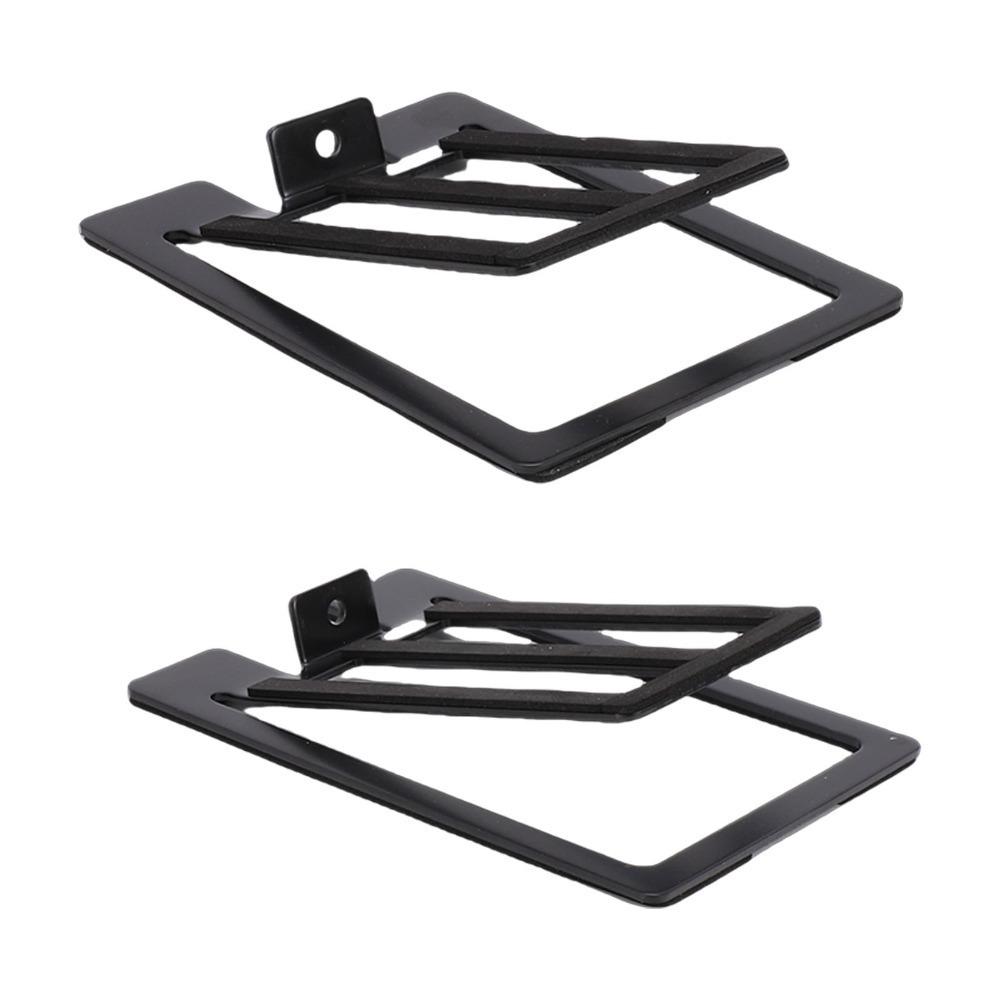 2PCS Tilted Speaker Risers Anti Vibration Pad Bookshelf Speaker Stands Desktop Use