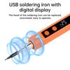 Portable Wireless Soldering Iron Mini Electric Soldering Iron Soldering Iron 15W Adjustable Temperature Soldering Tool Type-C 5V