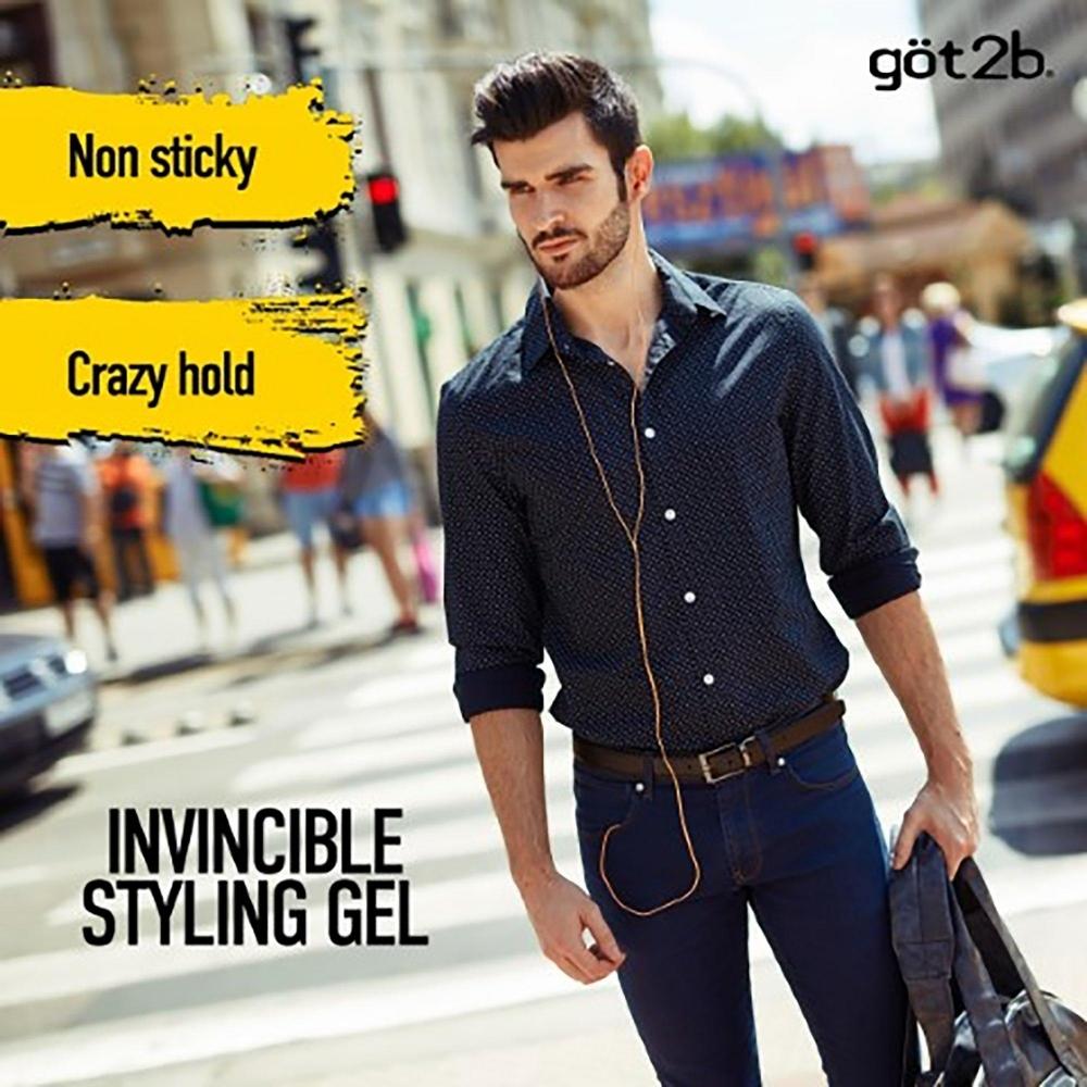 Got 2b Ultra Glued Invincible Styling Hair Gel 6.0 Oz