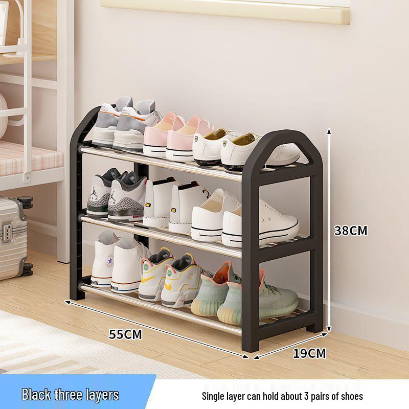 Sturdy Multi-Layer Shoe Rack: Simple, Multi-Functional Storage for Dorms & Homes