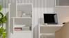 ALMA WHITE Kommode 4 Türen 4 Regale