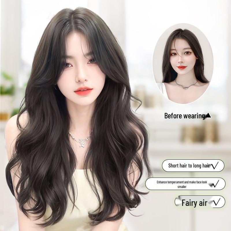 Long Curly Hair Wig Extension – Seamless, Voluminous, and Invisible for Women