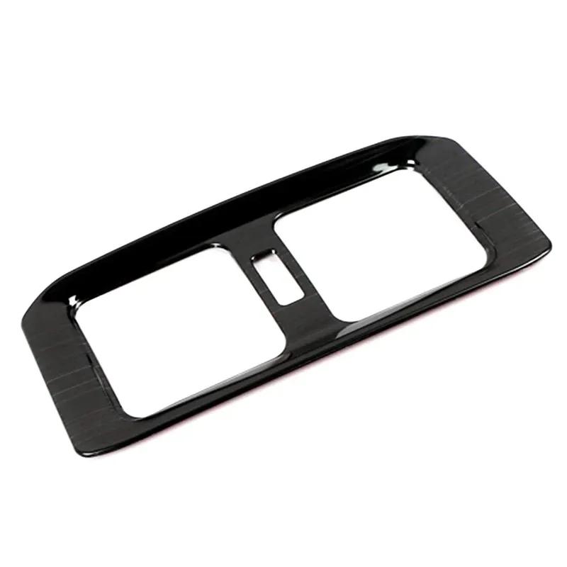 For Toyota Rav 4 Rav4 5 Gen -2025 Center Console Armrest Box AC Outlet Vent Flame Trim Stainless Steel Accessories