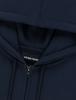 Yeseyesee Y.E.S Snail Logo Zip-Up Hoodie Navy