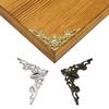 24PCS Edge Protectors Vintage Retro Decorative Edge Frame Corners Protector Decorative Corner Covers For Books Jewelry Chest