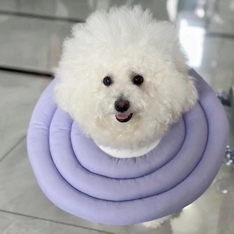 Soft Waterproof Pet Recovery Collar Dogs Cats Prevent Licking Bite Adjustable Wide Comfortable Elizabethan Cone