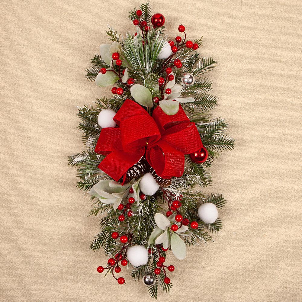 Christmas Staircase Wreath Staircase Decoration Pendant Christmas Nordic Home Scene Arrangement Christmas