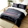 Buffalo Bills 3pc Duvet Cover Set Simple Modern Bedding Set Wrinkle Resistant Soft Fabric All Season Use a Perfect Gift