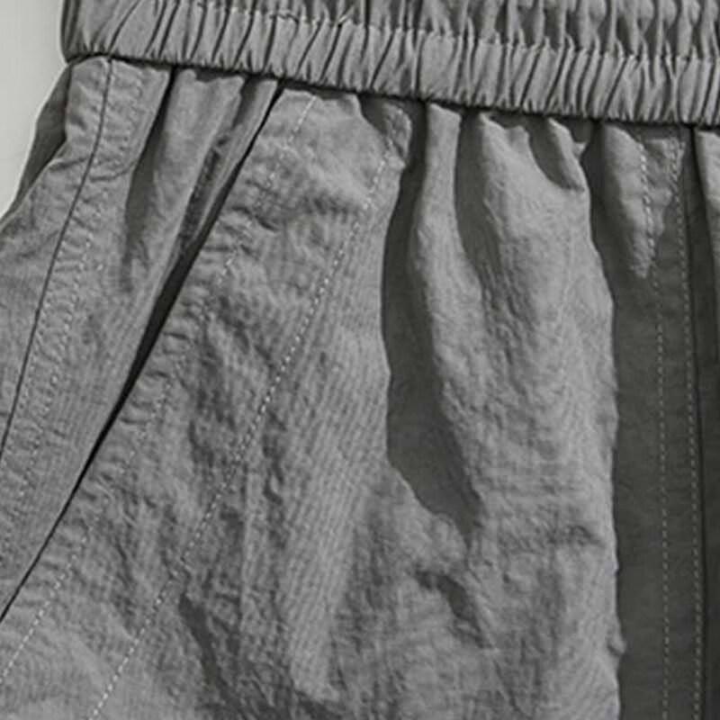 Maoren Men's Summer Quick-Dry Ice Silk Cargo Pants