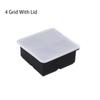 4/6/8 Grid Large Ice Cube Mold Silica Gel Ice Storage Box Fashion Ice Grid