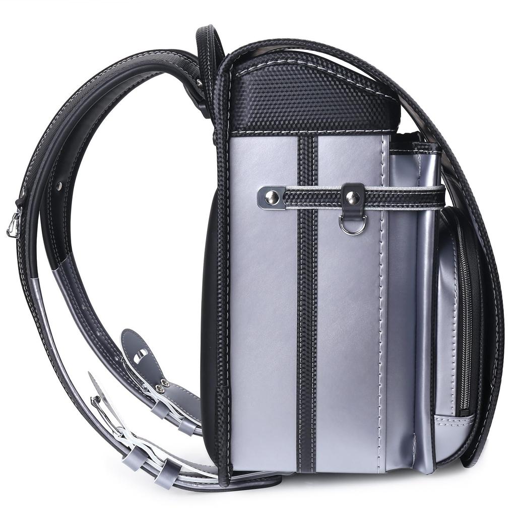 Coulomb School Bag Mail Order Only Lightweight Special Leather Fits A4 Flat Files Luxury Gift Packaging Ships Within 30 Days Boys' / / / / / (Silver +